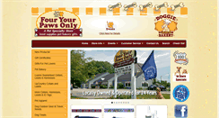Desktop Screenshot of fouryourpawsonly.com